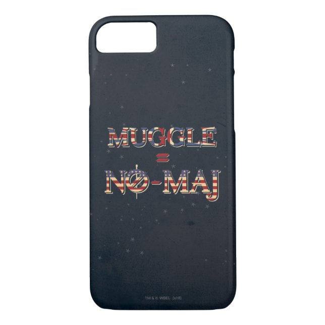 FUNDA DE Case-Mate PARA iPhone MUGGLE™ = NO-MAJ™ (Reverso)