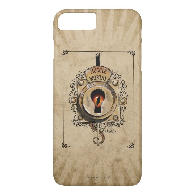 Funda De Case-Mate Para iPhone MUGGLE WORTHY™ Lock (Reverso)