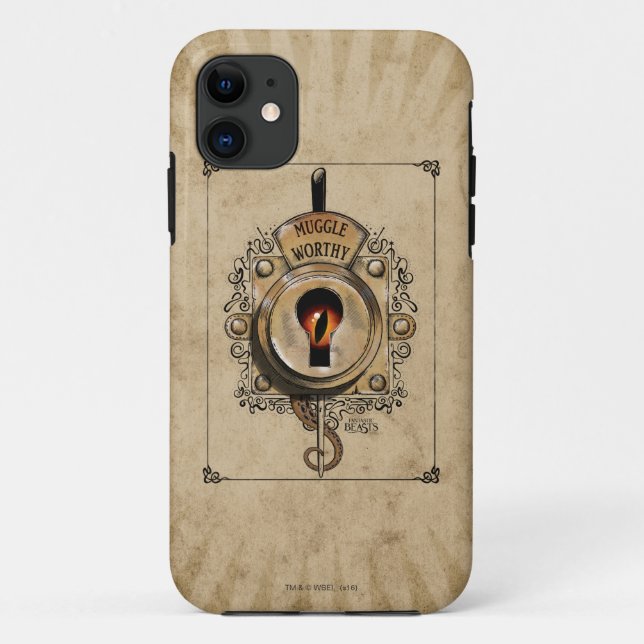 Funda De Case-Mate Para iPhone MUGGLE WORTHY™ Lock (Reverso)