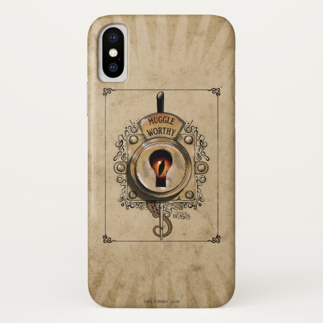 Funda De Case-Mate Para iPhone MUGGLE WORTHY™ Lock (Reverso)