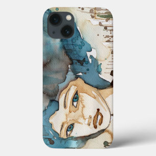 Funda Para iPhone 13 Mujer azul