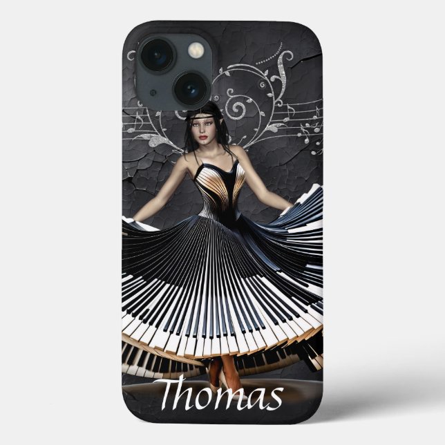 Funda De Case-Mate Para iPhone Mujer bailarina elegante (Reverso)