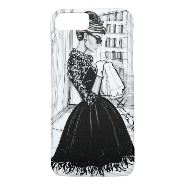 Funda De Case-Mate Para iPhone Mujer con clase (Reverso)