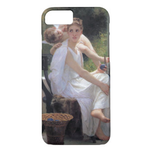 Funda Para iPhone 8/7 Mujer con Cupido, Bouguereau