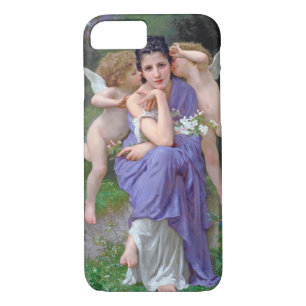 Funda Para iPhone 8/7 Mujer con Cupido, Bouguereau