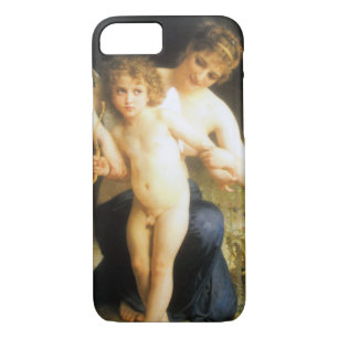 Funda Para iPhone 8/7 Mujer con Cupido, Bouguereau