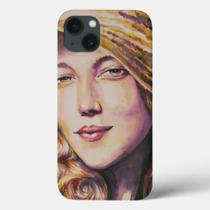 Funda Para iPhone 13 Mujer con el gorra