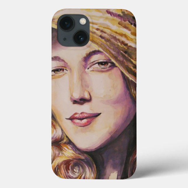 Funda De Case-Mate Para iPhone Mujer con el gorra (Reverso)