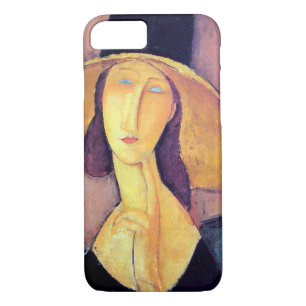 Funda Para iPhone 8/7 Mujer con gran Gorra, Modigliani