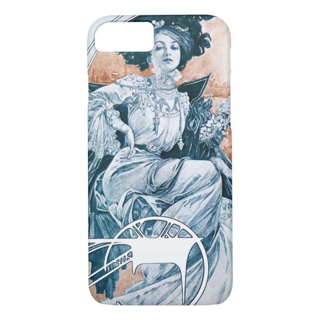 Funda De Case-Mate Para iPhone Mujer con Rosa, Mucha (Reverso)