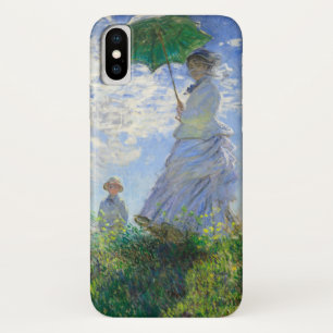 Funda Para iPhone X Mujer con un Parasol, Madame Monet y su Hijo