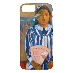 Funda Para iPhone 8/7 Mujer con ventilador, Gauguin