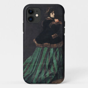 Funda Para iPhone 11 Mujer de Monet con vestido verde