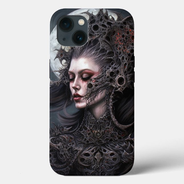 Funda De Case-Mate Para iPhone Mujer Demonio Reina arte de fantasía oscuro (Reverso )