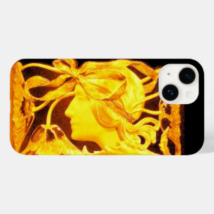 FUNDA PARA iPhone 14 DE Case-Mate MUJER ELEGANTE BELLEZA JOYA /SEÑORA, LAZO AZUL, FL