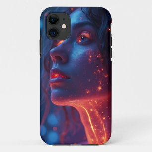 Funda Para iPhone 11 Mujer en llamas