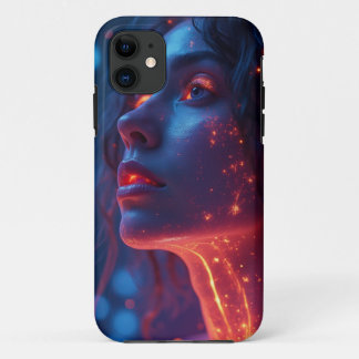 Funda Para iPhone 11 Mujer en llamas