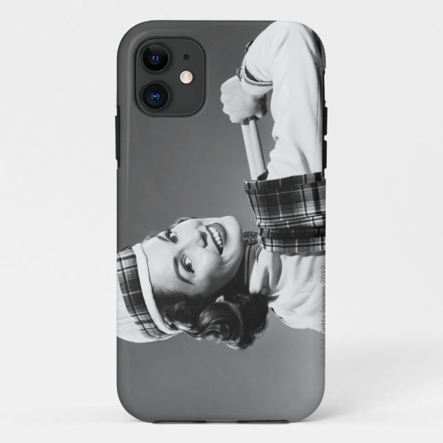 Funda De Case-Mate Para iPhone Mujer en un casquillo (Reverso)