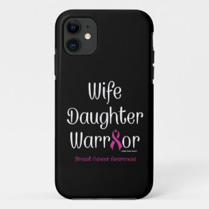 Funda Para iPhone 11 Mujer: Guerrera de la hija... Cáncer de mama