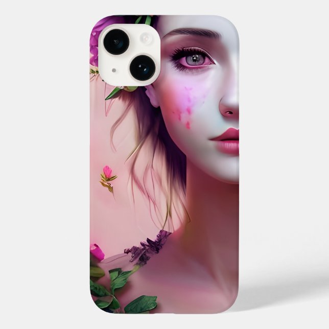 Funda De Case-Mate Para iPhone Mujer Hermosa de Cuento de Hadas Etéreo Encantado (Reverso )
