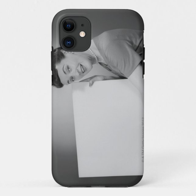 Funda De Case-Mate Para iPhone Mujer madura (Reverso)