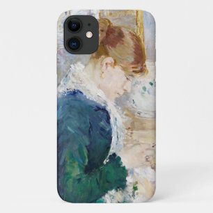 Funda Para iPhone 11 Mujer masticando, Berthe Morisot