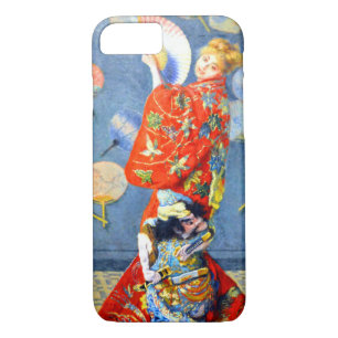 Funda Para iPhone 8/7 Mujer Monet en traje japonés