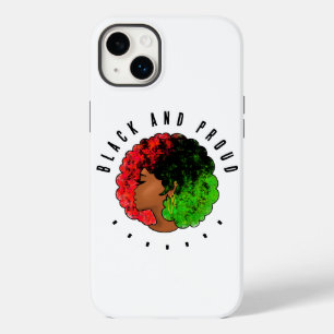 Funda Para iPhone 14 Plus De Case-Mate Mujer niña negra panafricana orgullo afro verde ro