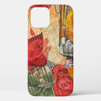 Funda Para iPhone 12 Mujer Parisiense: Torre Eiffel Retro.