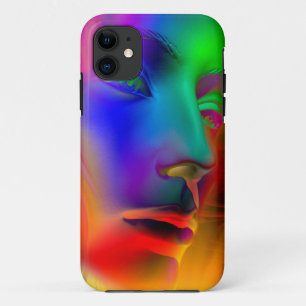 Funda Para iPhone 11 Mujer psicodélica