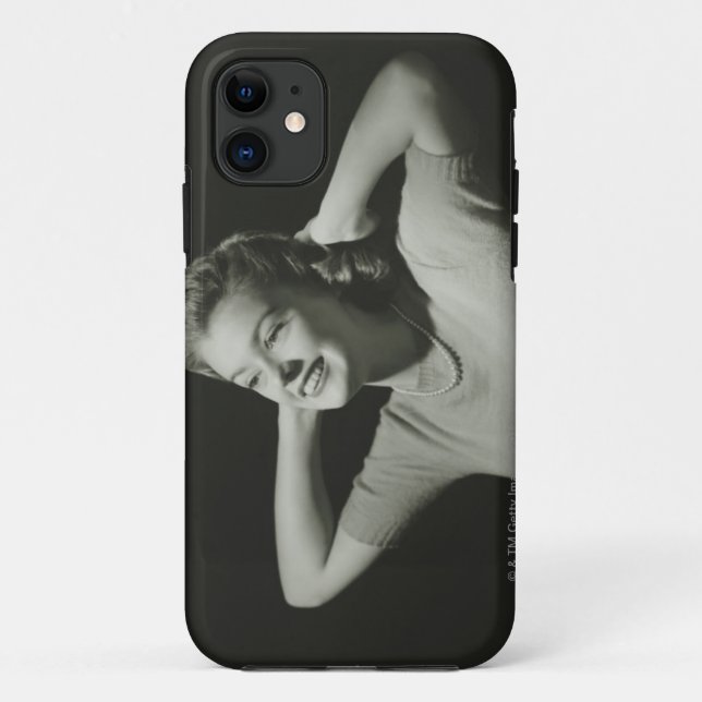 Funda De Case-Mate Para iPhone Mujer que se relaja (Reverso)