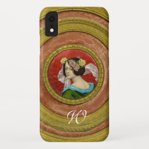 TITLE_SEO2 MUJER ROMÁNTICA CON FLORES ESMALTE VINTAGE