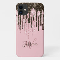 Mujer Rosa Girona Bling Black Script Name