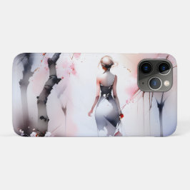 Funda Para iPhone 11 Pro Mujer solitaria caminando