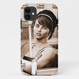 Funda Para iPhone 11 Mujer Vintage