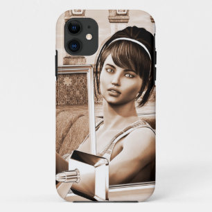 Funda Para iPhone 11 Mujer Vintage