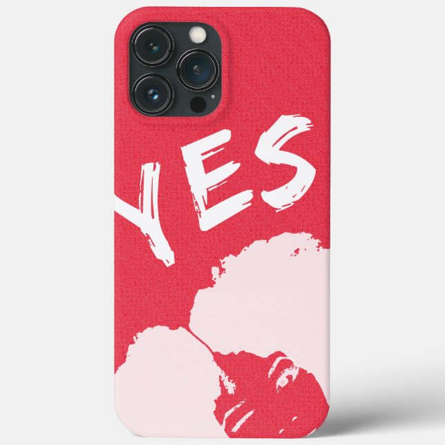 Funda De Case-Mate Para iPhone Mujer Winking , Pensando Sí (Reverso )