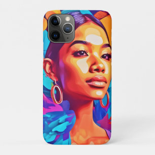 Funda Para iPhone 11 Pro Mujeres Coloridas Arte Dada