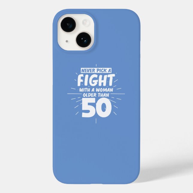 Funda De Case-Mate Para iPhone Mujeres Cumpleaños 50 años regalo divertido (Reverso )