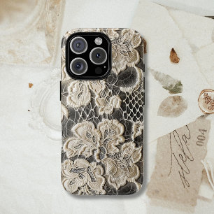 Funda Para iPhone 15 Pro Max Mujeres de encaje rústico vintage de occidente