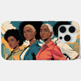 Funda Para iPhone 15 Pro Max Mujeres empoderadas en la moda urbana