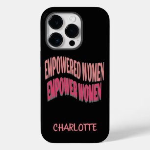 Funda Para iPhone 14 Pro De Case-Mate Mujeres Empoderamiento Negro