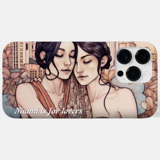 Funda Para iPhone 14 Pro Max De Case-Mate Mujeres en el centro de Miami arrastrando a lesbia