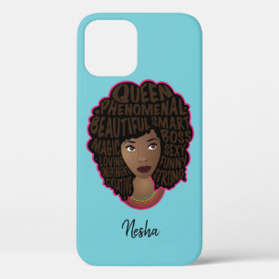Funda Para iPhone 12 Mujeres motivadoras   Belleza natural   Turquesa