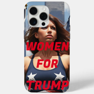FUNDA PARA iPhone 15 PRO MAX MUJERES PARA TRUMP