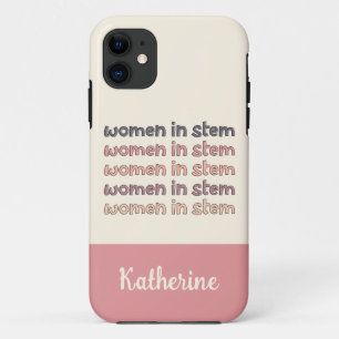 Funda Para iPhone 11 Mujeres personalizados en regalos Stem Steminist