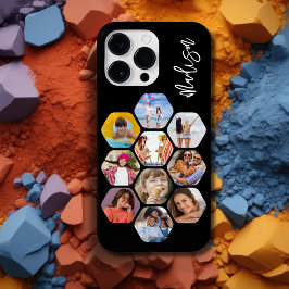 Funda Para iPhone 14 Pro Max De Case-Mate MultiCollage de fotos simple moderno personalizado