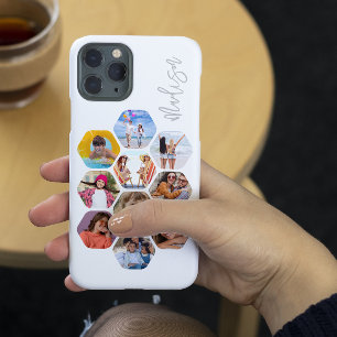 Funda Para iPhone 14 De Case-Mate MultiCollage de fotos simple moderno personalizado