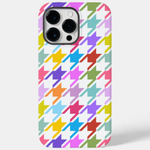 Funda Para iPhone 14 Pro Max De Case-Mate Multicolor inalámbrico + Gran patrón blanco