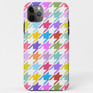 Funda Para iPhone 11 Pro Max Multicolor inalámbrico + Gran patrón blanco